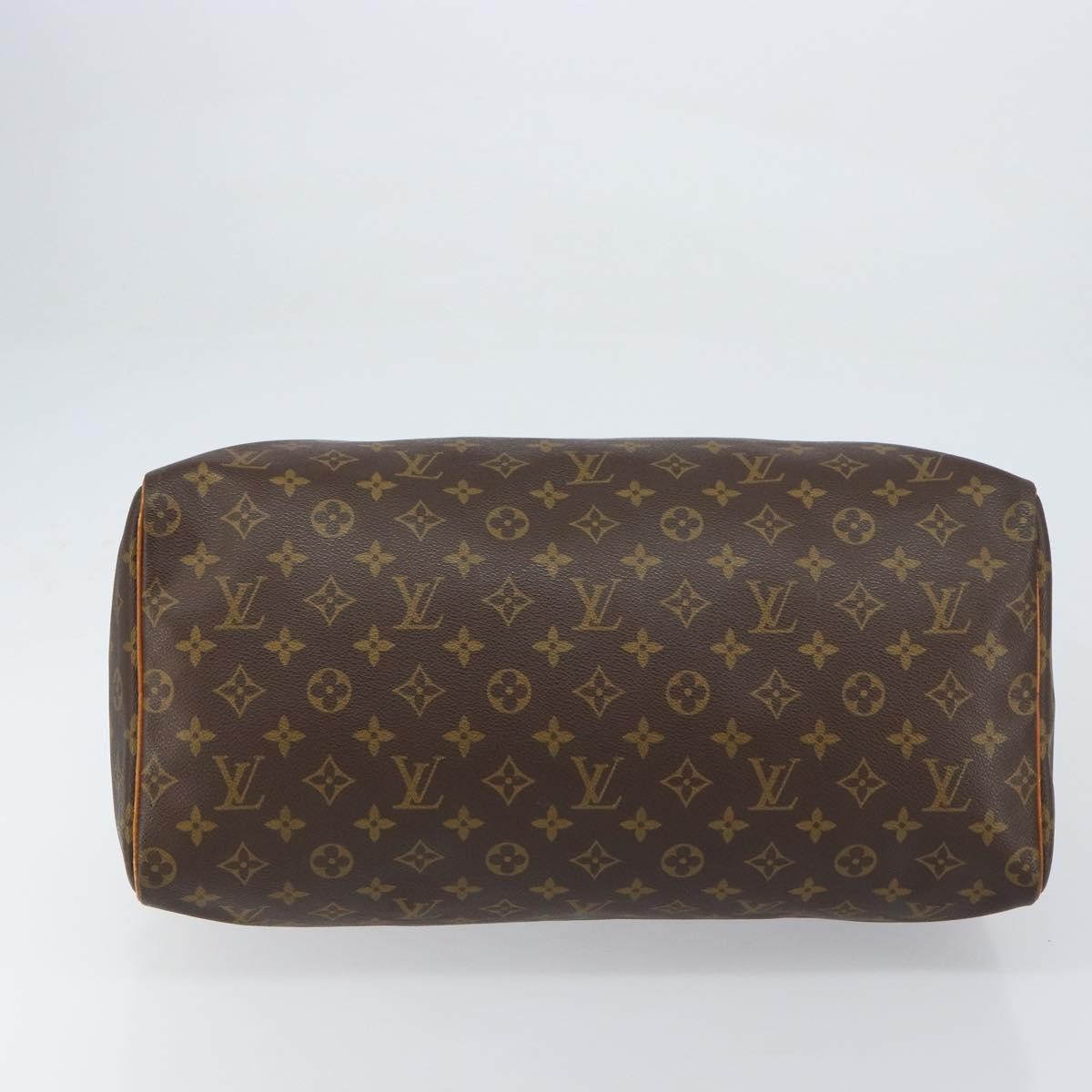 Louis Vuitton Speedy Handbag Monogram Canvas Brown Canvas Handbag (Pre-Owned)
