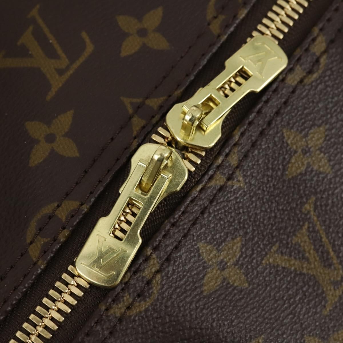Louis Vuitton Keepall Bag Monogram Canvas Brown Canvas Travel Bag Bag (Pre-Owned)