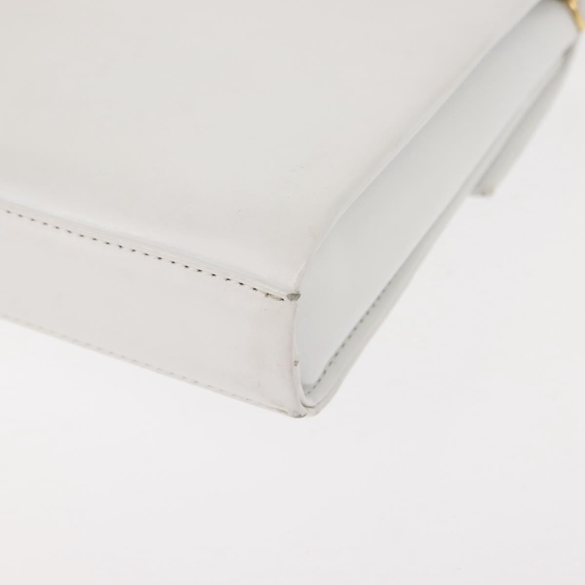 Givenchy Shoulder Bag Leather White Leather Shoulder Bag Bag (Pre-Owned)