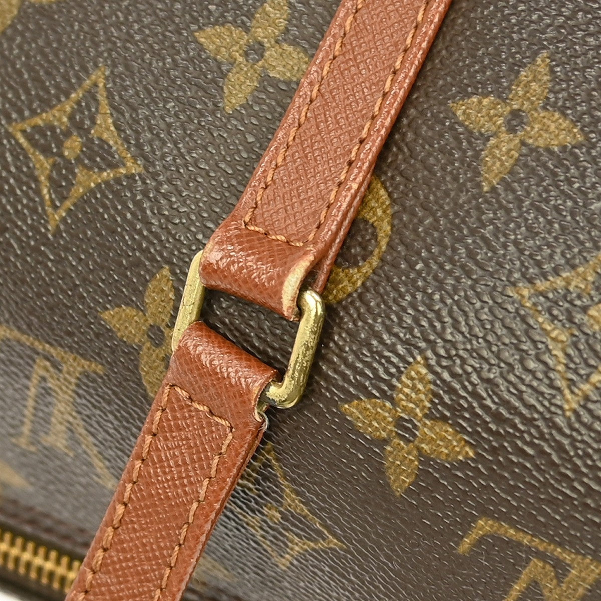 Louis Vuitton Papillon Handbag Monogram Canvas Brown Canvas Handbag (Pre-Owned)