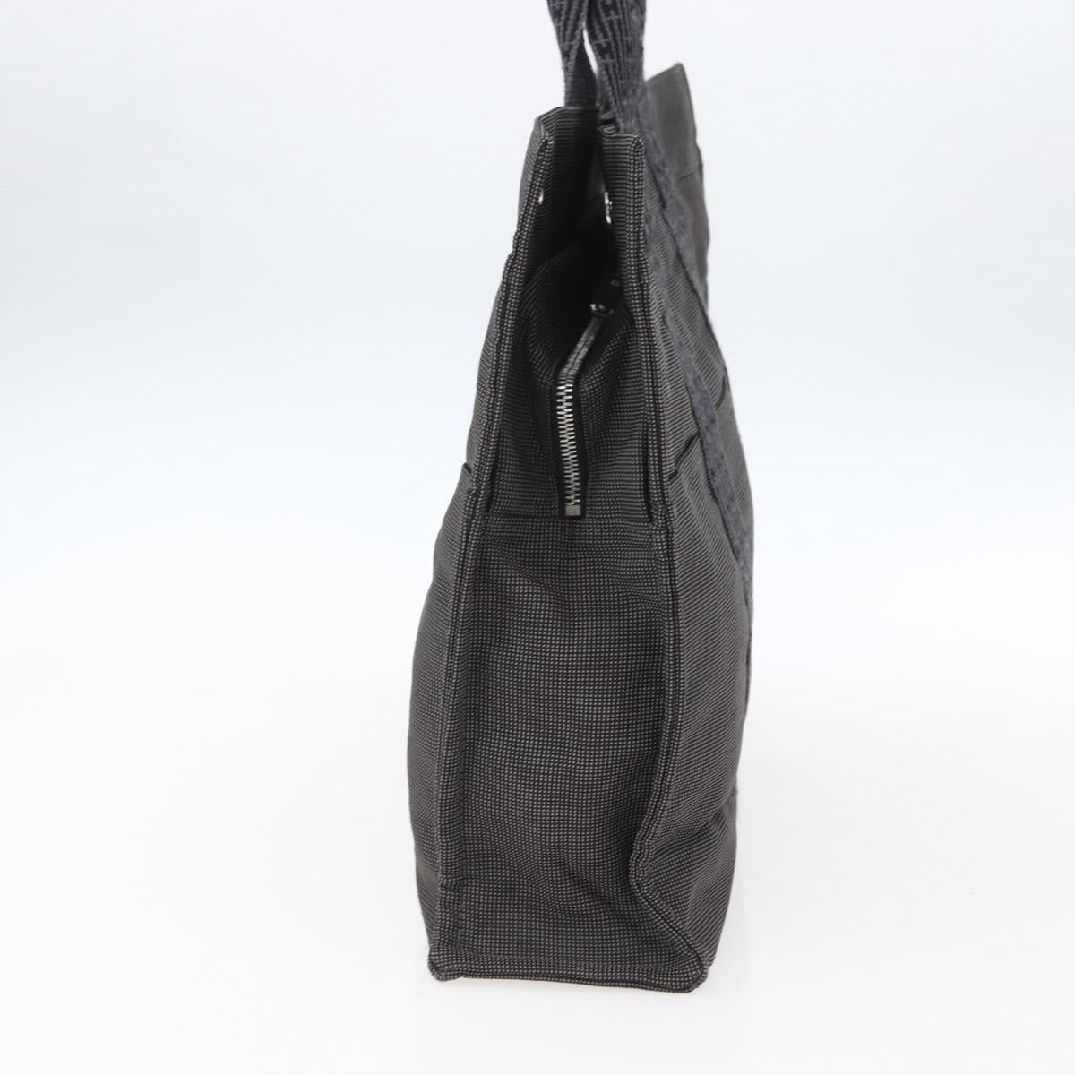 Hermes Fourre-Tout Herline Canvas Gray Canvas Tote Bag Bag (Pre-Owned)