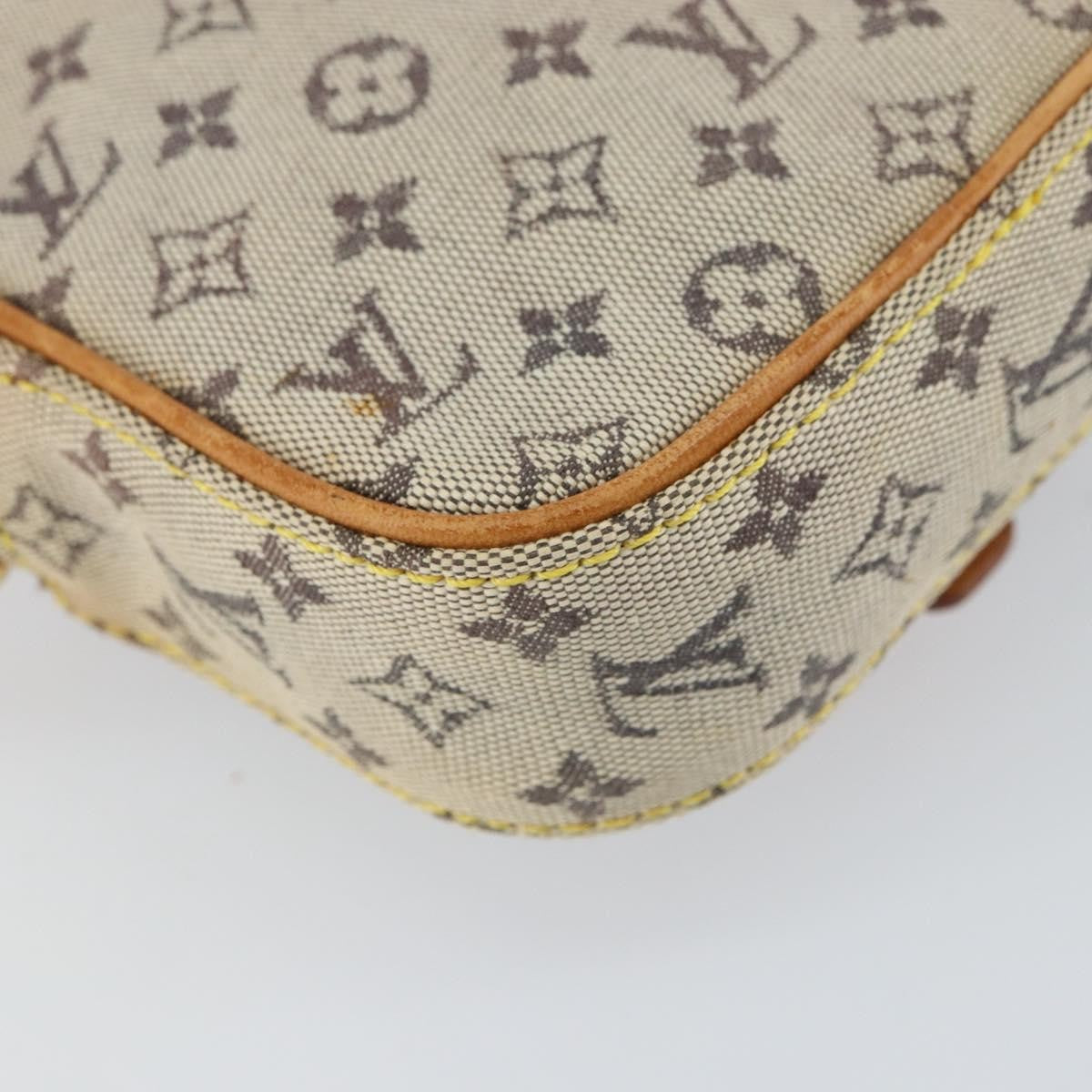 Louis Vuitton Juliette Crossbody Bag Mini Lin Blue Canvas Shoulder Bag Bag (Pre-Owned)