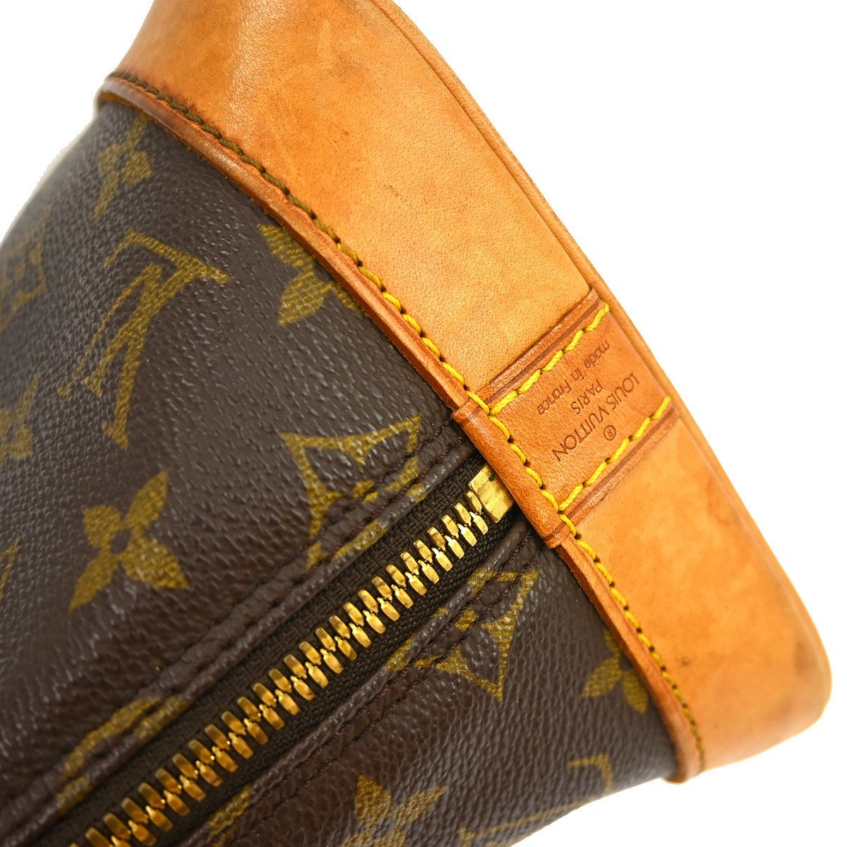 Louis Vuitton Alma Handbag Monogram Canvas Brown Canvas Handbag (Pre-Owned)