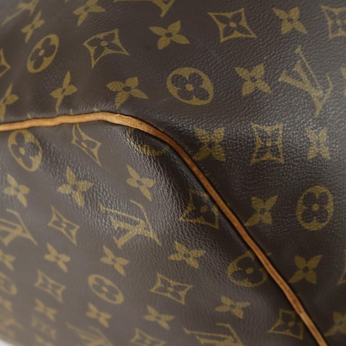 Louis Vuitton Keepall Bag Monogram Canvas Brown Canvas Travel Bag Bag (Pre-Owned)