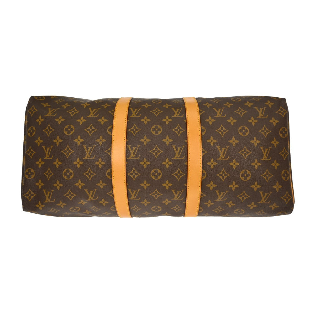 Louis Vuitton Keepall Bag Monogram Canvas Brown Canvas Travel Bag Bag (Pre-Owned)