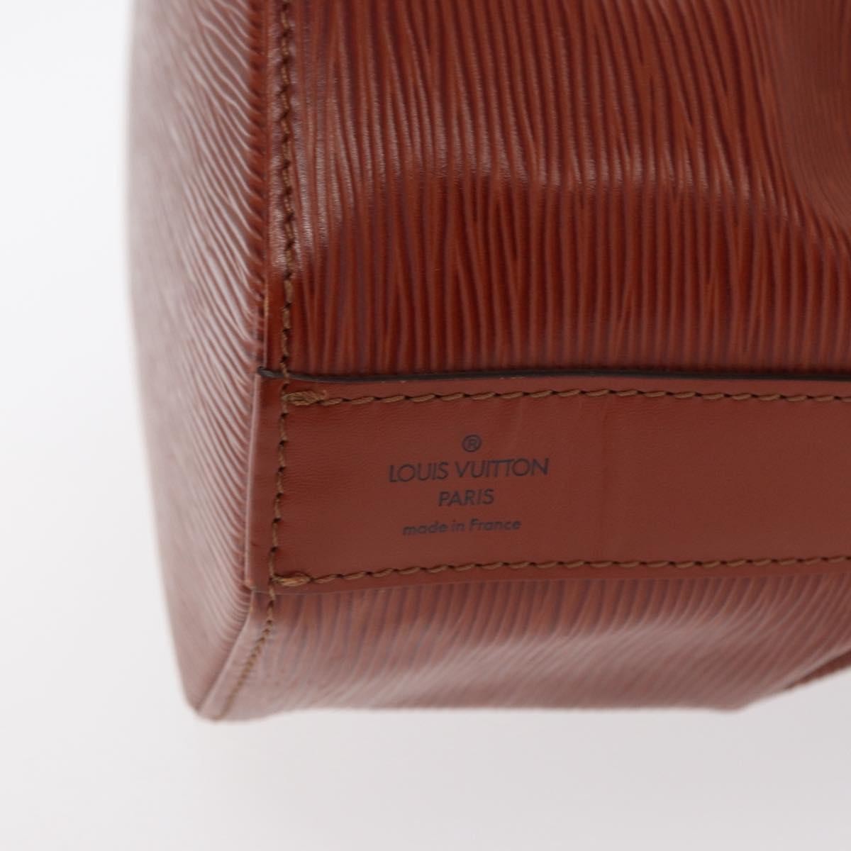 Louis Vuitton Vintage Sac D'epaule Handbag Epi Leather Brown Leather Shoulder Bag Bag (Pre-Owned)