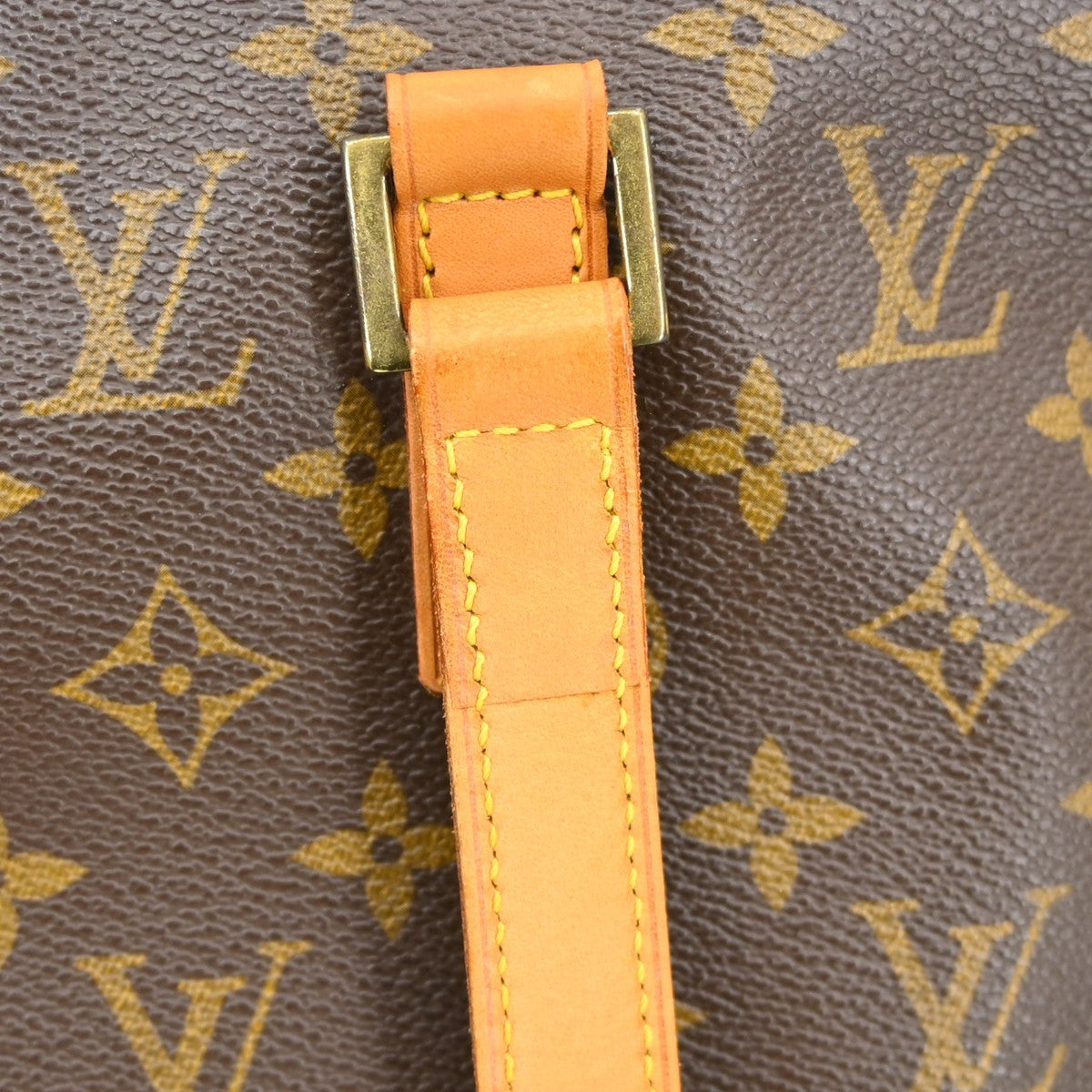 Louis Vuitton Cabas Mezzo Monogram Canvas Brown Canvas Tote Bag Bag (Pre-Owned)
