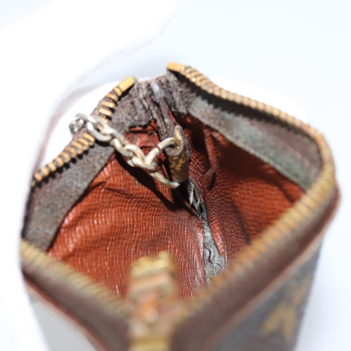 Louis Vuitton Pochette Clés Monogram Canvas Brown Canvas Wallets Accessory (Pre-Owned)