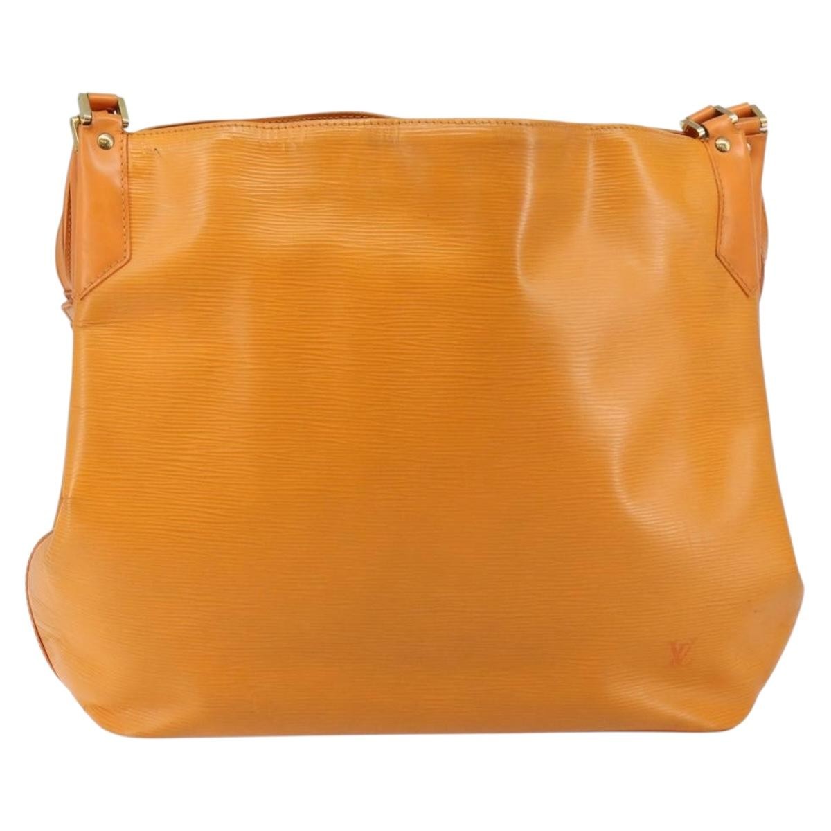 Louis Vuitton Mandara Handbag Epi Leather Orange Leather Shoulder Bag Bag (Pre-Owned)