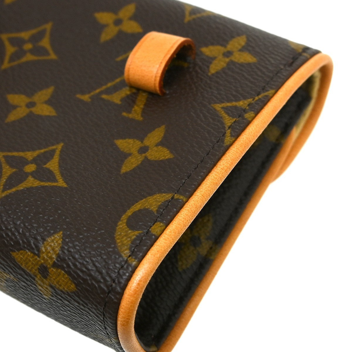 Louis Vuitton Florentine Waist Bag Monogram Canvas Brown Canvas Clutche & Pouche Bag (Pre-Owned)