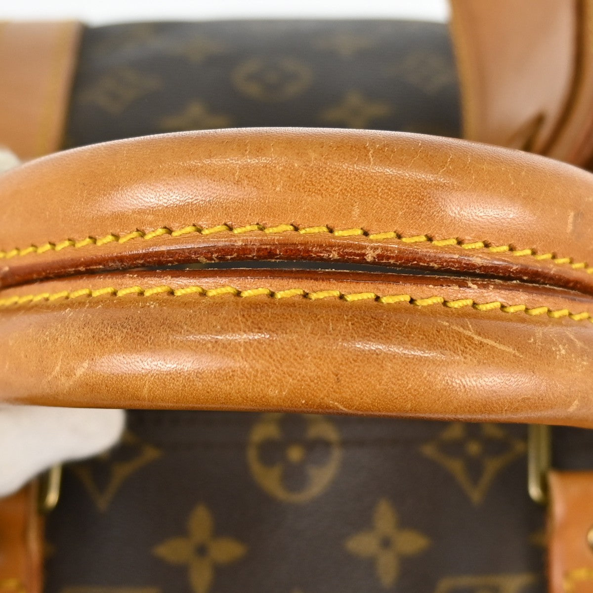 Louis Vuitton Keepall Bag Monogram Canvas Brown Canvas Travel Bag Bag (Pre-Owned)
