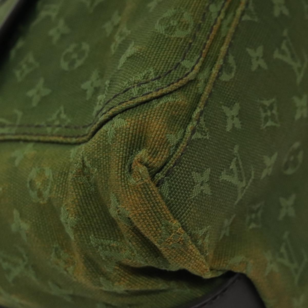 Louis Vuitton Sac Mary Kate Handbag Mini Lin Khaki Canvas Handbag (Pre-Owned)