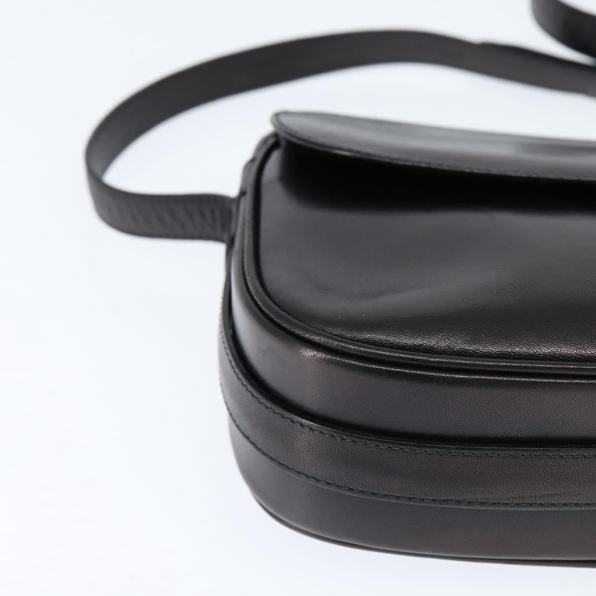 Celine Vintage Triomphe Shoulder Bag Leather Brown Leather Shoulder Bag Bag (Pre-Owned)