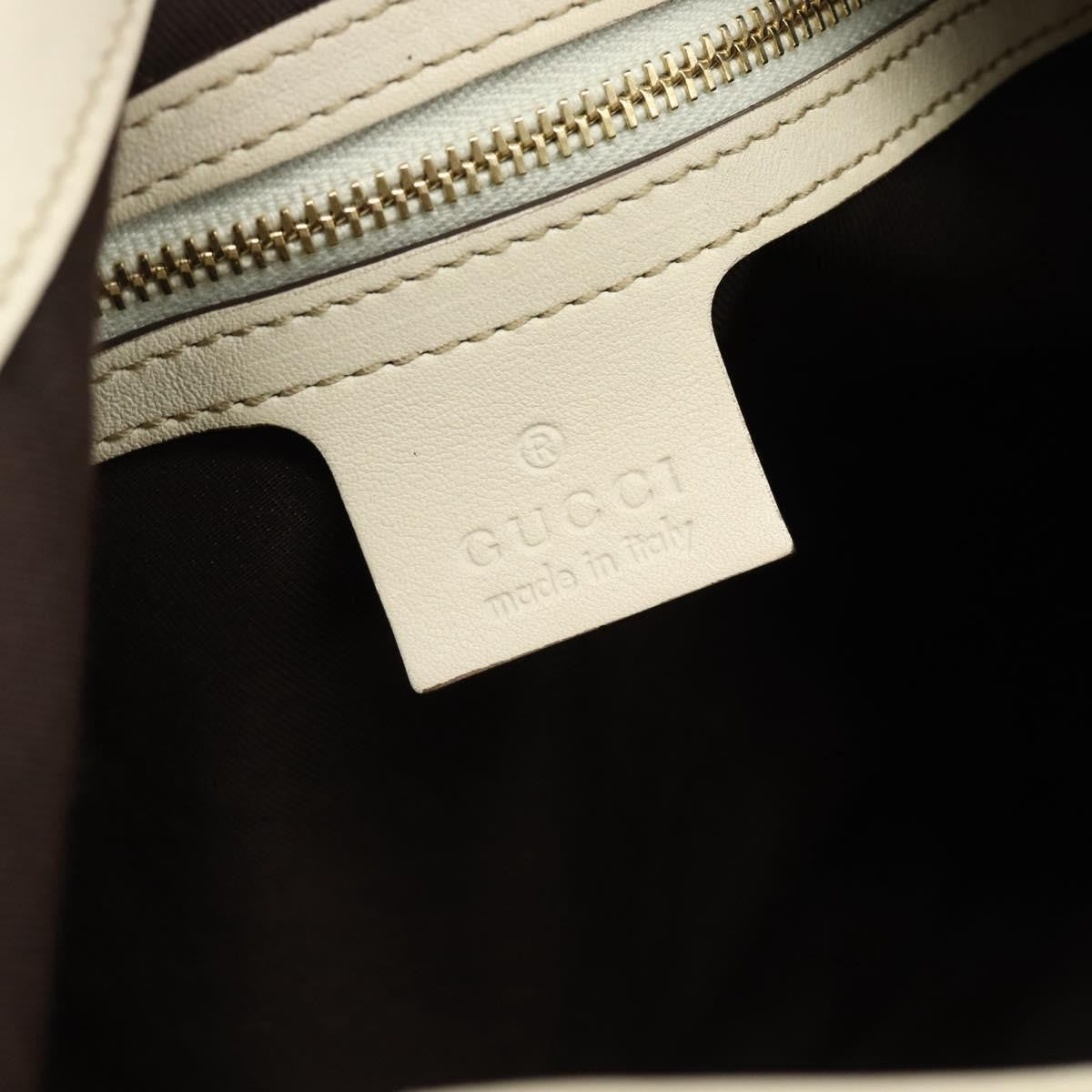 Gucci Vintage Convertible Bamboo Top Handle Bag Leather Multicolour Leather Handbag (Pre-Owned)