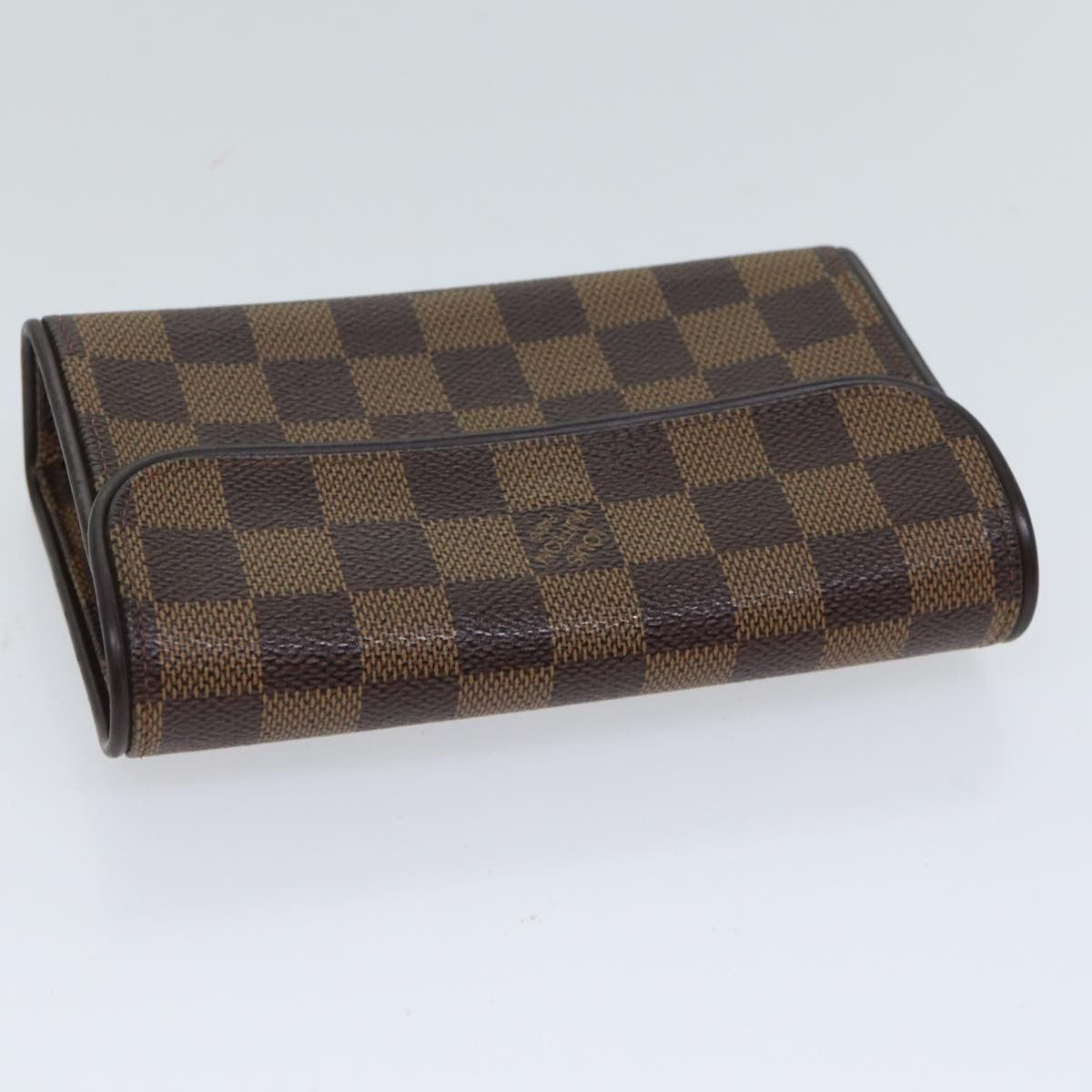 Louis Vuitton Florentine Waist Bag Damier Canvas Brown Canvas Clutche & Pouche Bag (Pre-Owned)