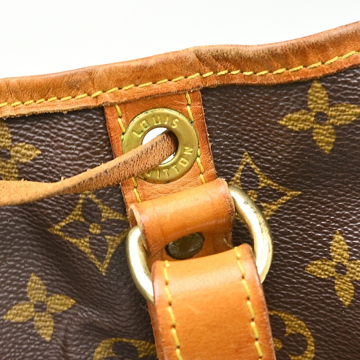 Louis Vuitton Petit Noe Handbag Monogram Canvas Brown Canvas Shoulder Bag Bag (Pre-Owned)