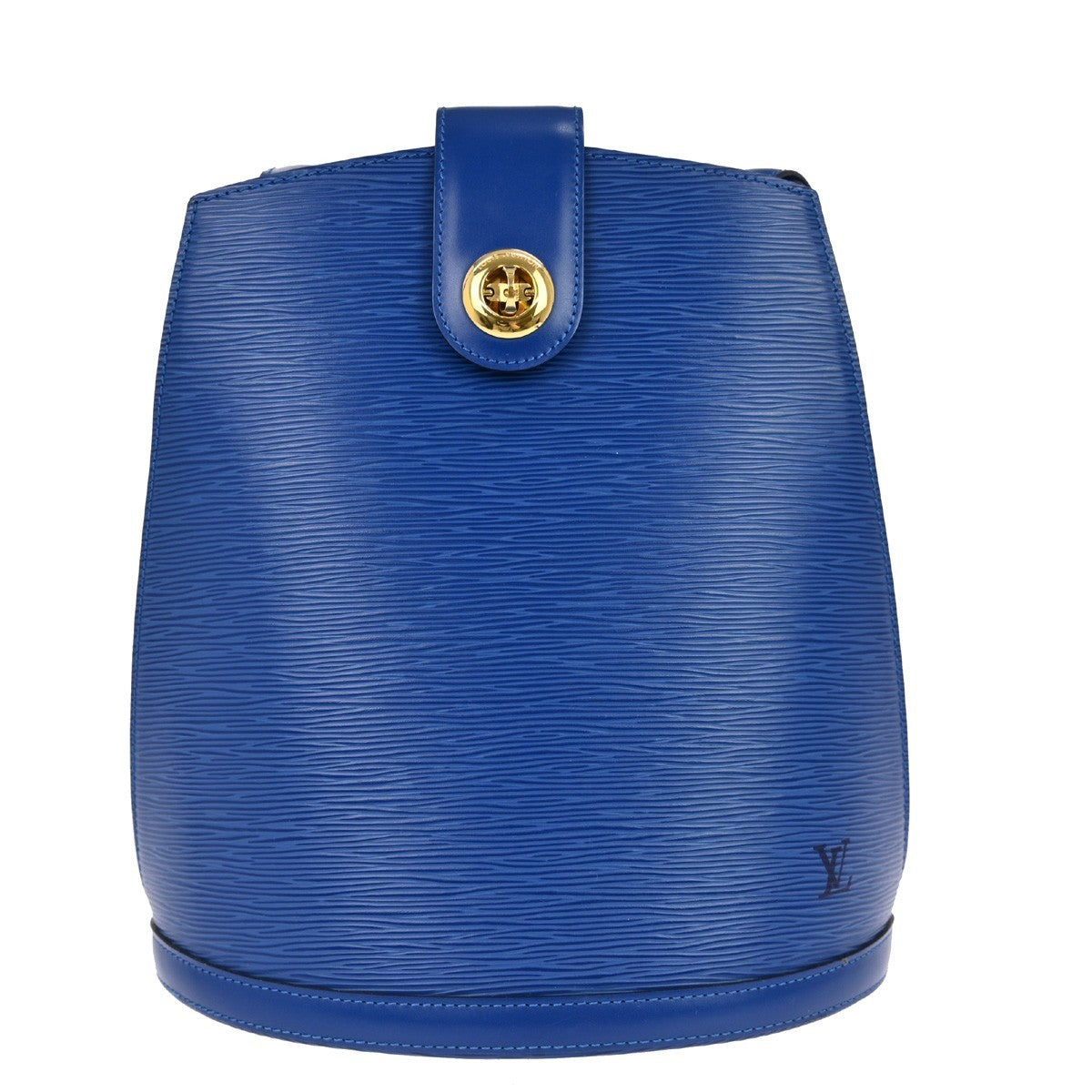 Louis Vuitton Cluny Shoulder Bag Epi Leather Blue Leather Shoulder Bag Bag (Pre-Owned)