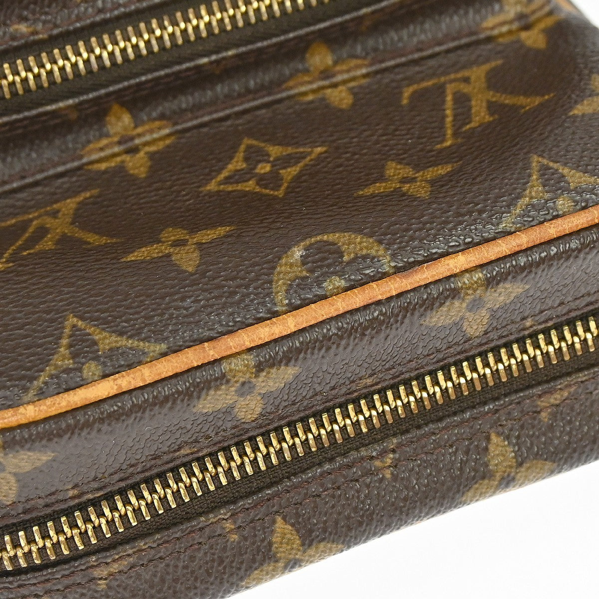 Louis Vuitton Amazone Bag Monogram Canvas Brown Canvas Shoulder Bag Bag (Pre-Owned)