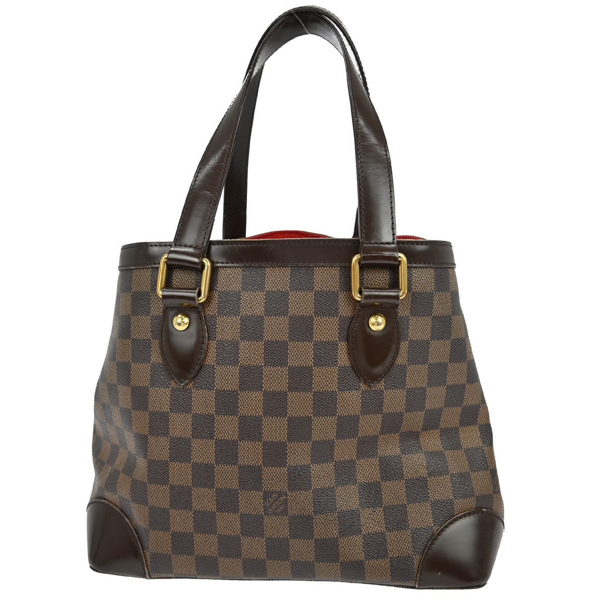 Louis Vuitton Hampstead Handbag Damier Brown Canvas Tote Bag Bag (Pre-Owned)