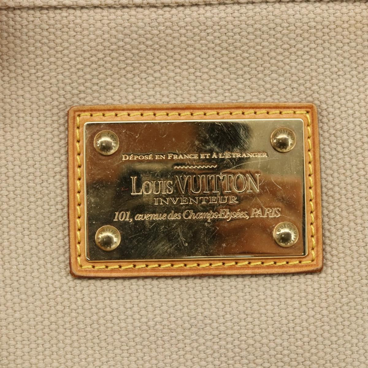 Louis Vuitton Antigua Tote Canvas Beige Canvas Tote Bag Bag (Pre-Owned)
