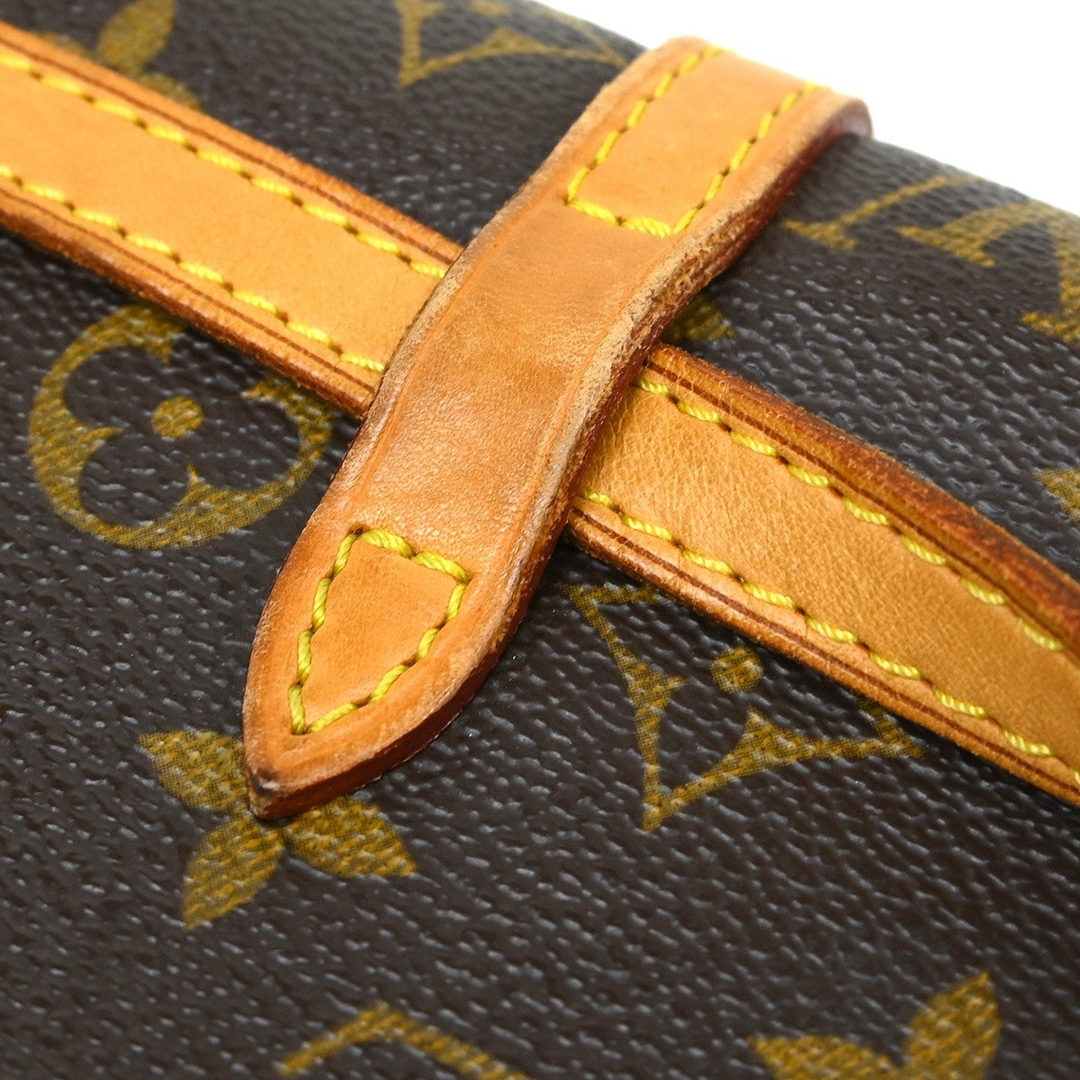 Louis Vuitton Ceinture Pochette Solo Belt Bag Monogram Canvas Brown Canvas Clutche & Pouche Bag (Pre-Owned)