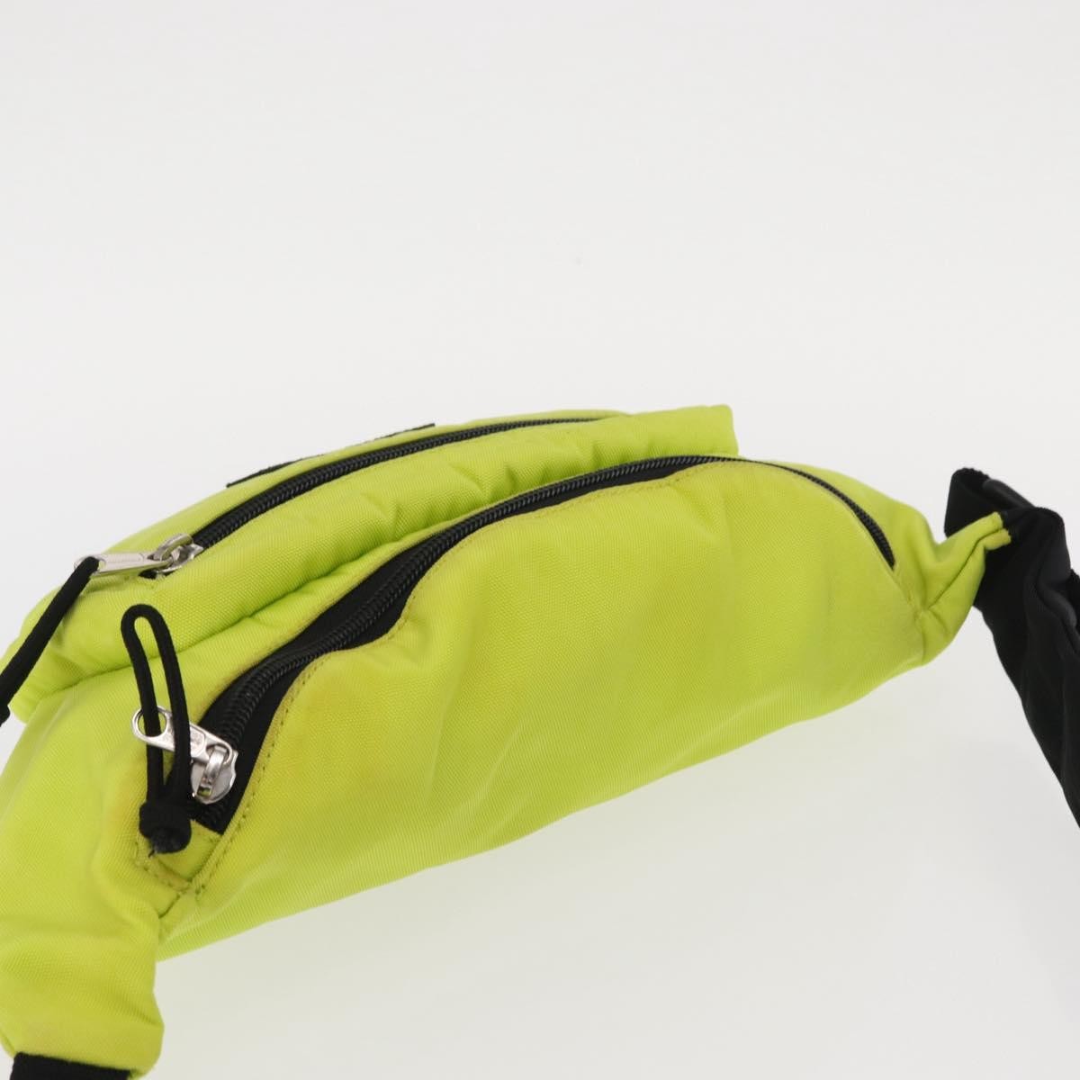 Balenciaga Explorer Belt Bag Nylon Yellow Nylon Shoulder Bag Bag (Pre-Owned)