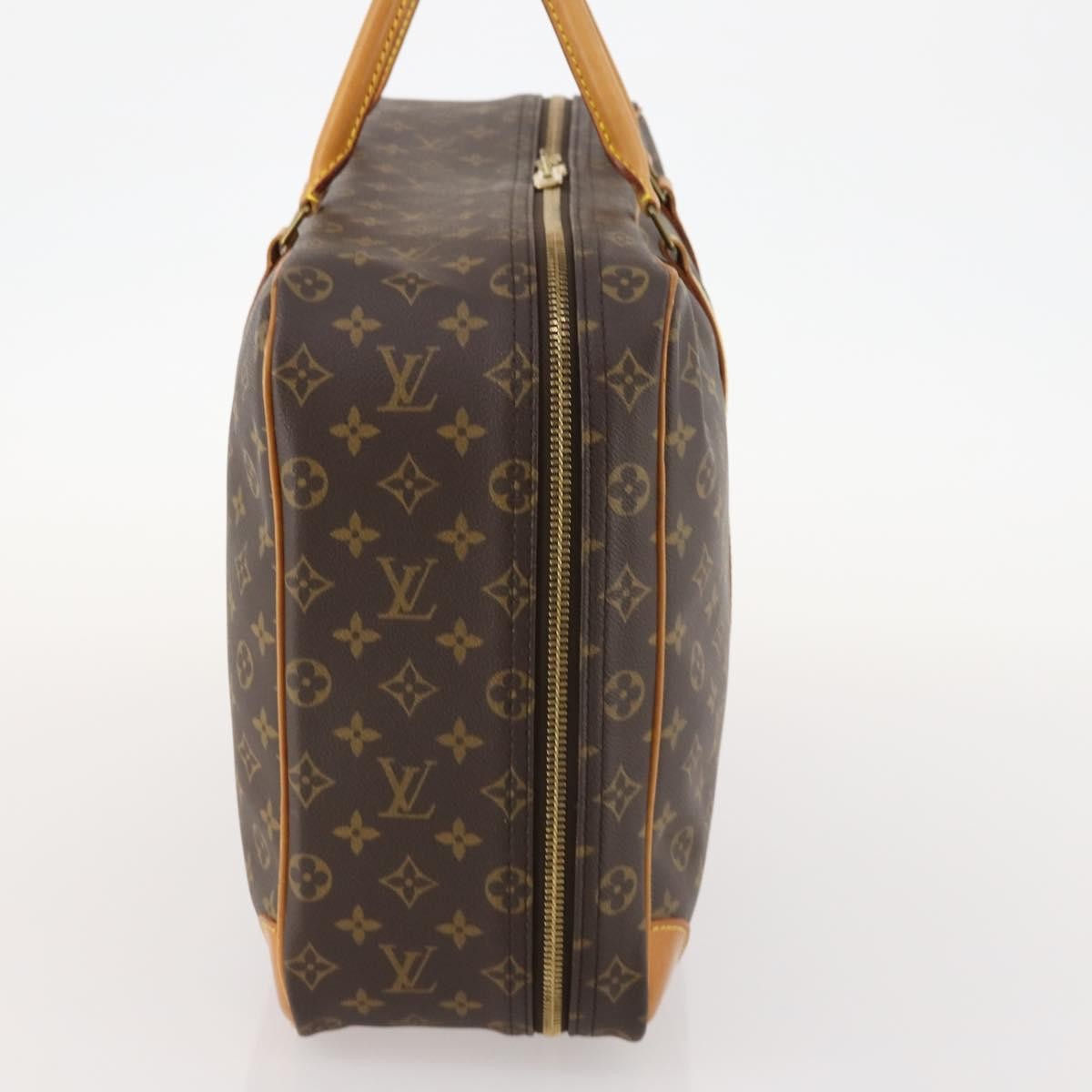 Louis Vuitton Sirius Handbag Monogram Canvas Brown Canvas Travel Bag Bag (Pre-Owned)