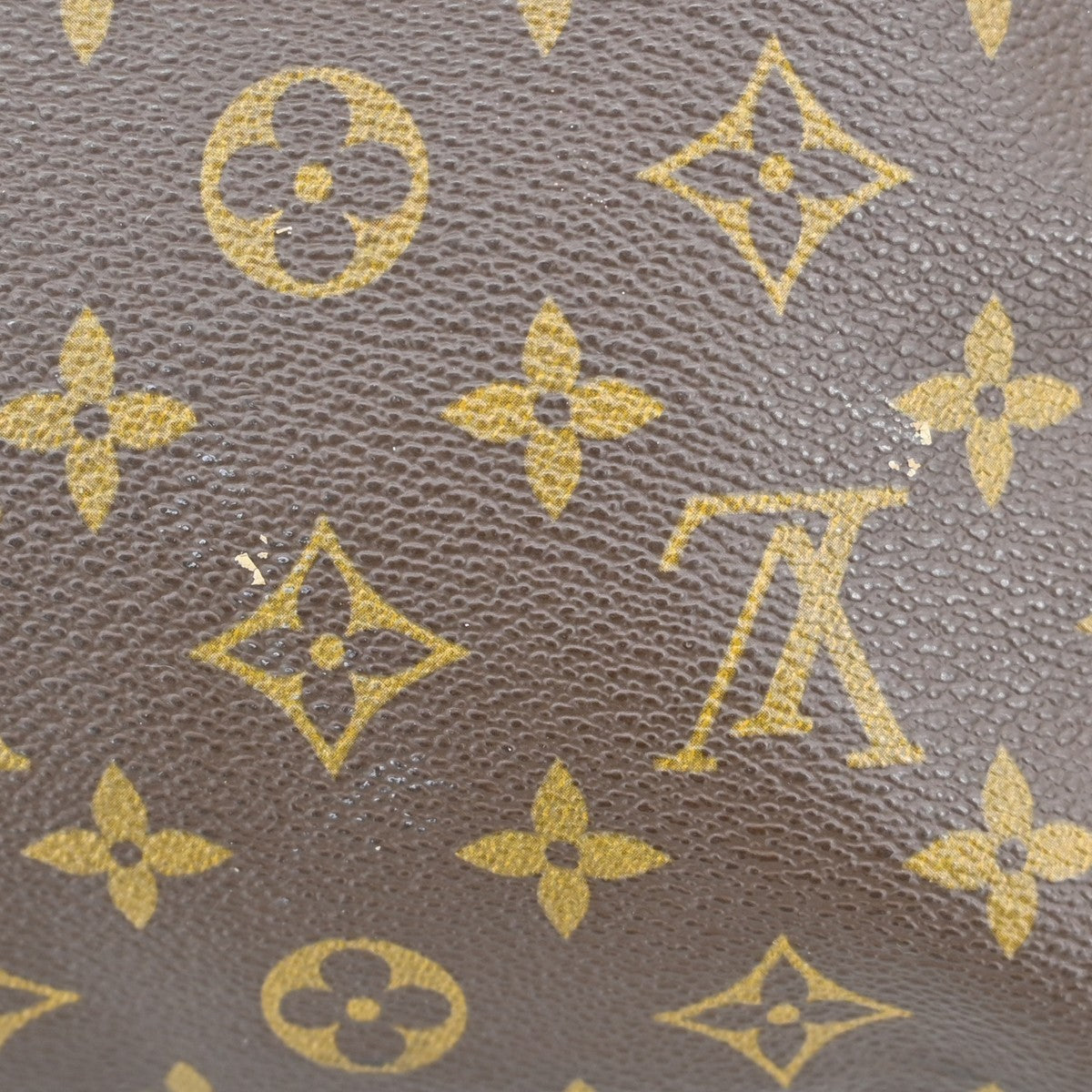 Louis Vuitton Speedy Handbag Monogram Canvas Brown Canvas Handbag (Pre-Owned)