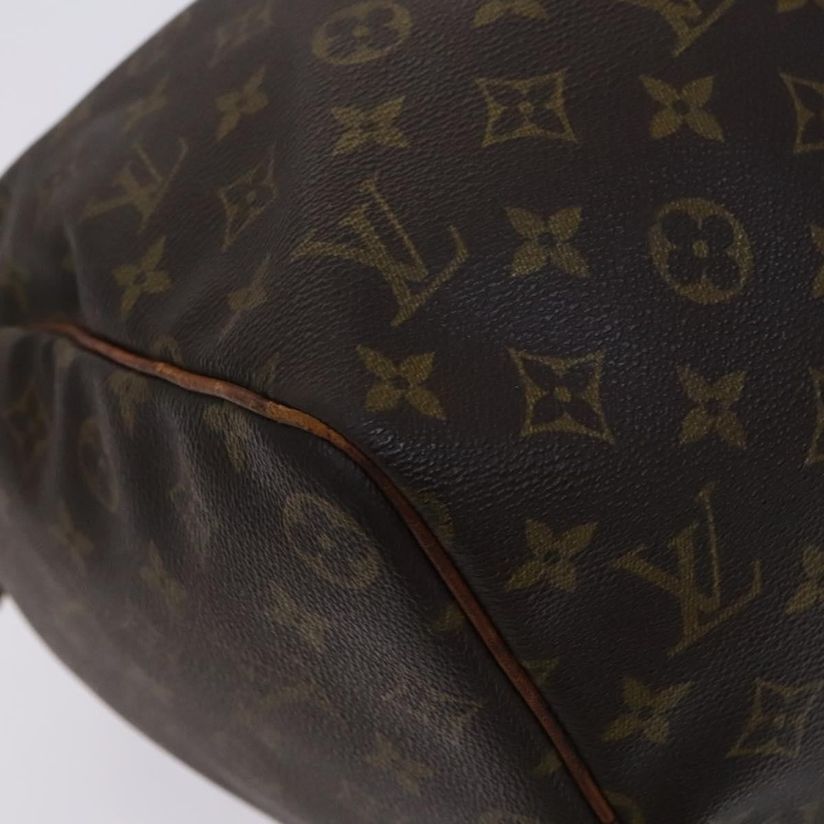 Louis Vuitton Keepall Bag Monogram Canvas Brown Canvas Travel Bag Bag (Pre-Owned)