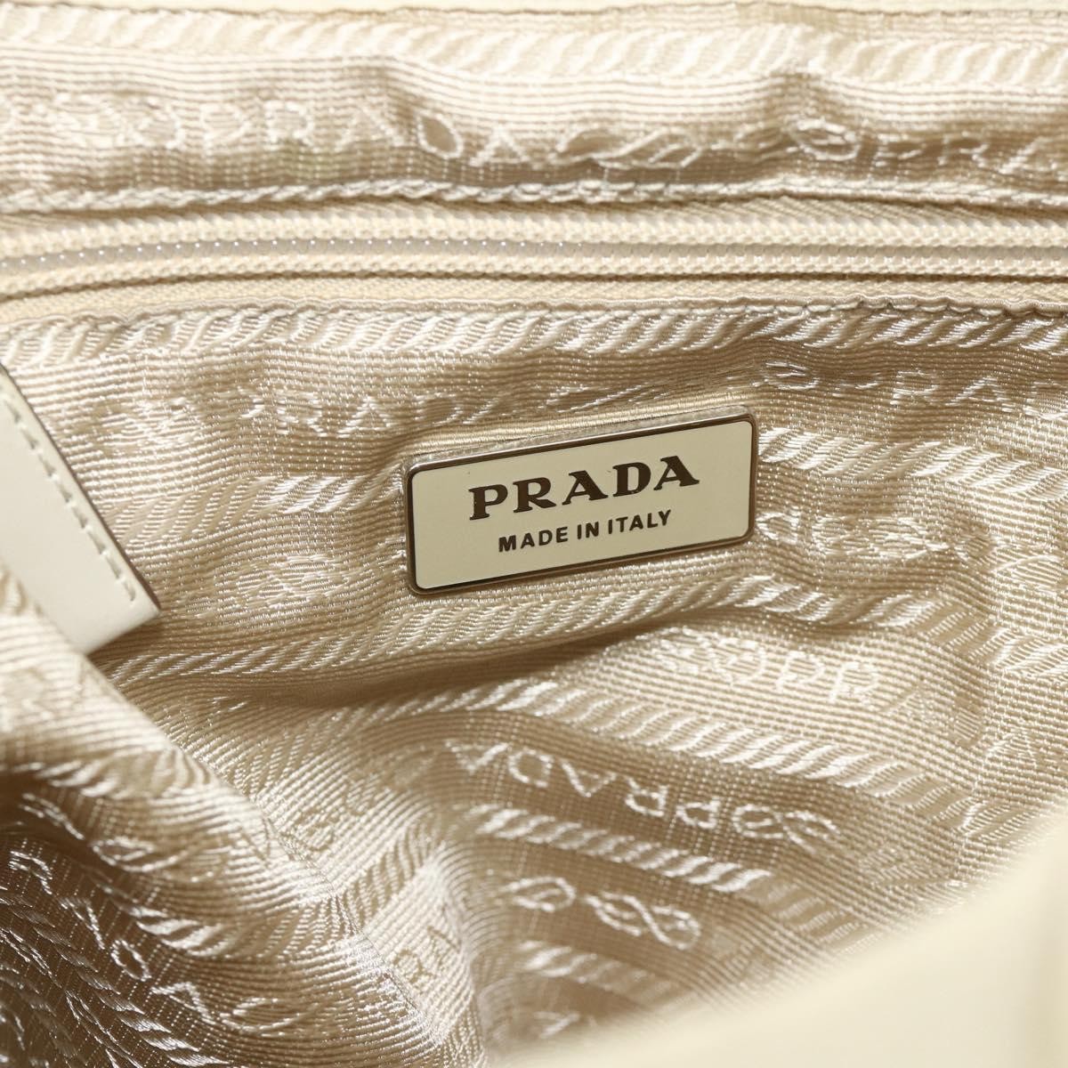 Prada Sac À Dos Re-Nylon Nylon Beige Nylon Backpack Bag (Pre-Owned)