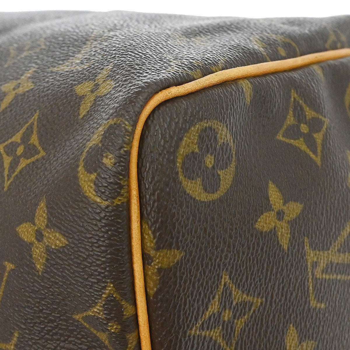 Louis Vuitton Speedy Handbag Monogram Canvas Brown Canvas Handbag (Pre-Owned)