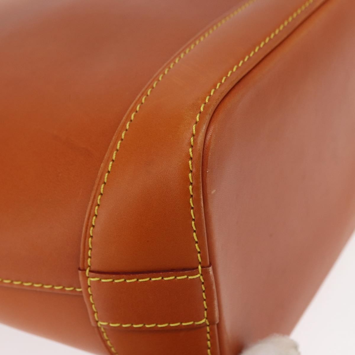Louis Vuitton Lockit Handbag Nomade Leather Brown Leather Handbag (Pre-Owned)