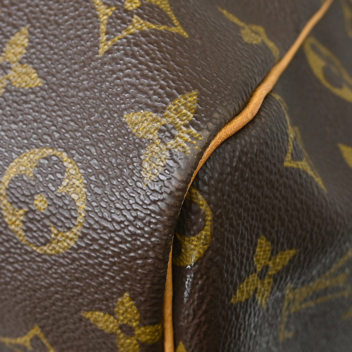 Louis Vuitton Keepall Bandouliere Bag Monogram Canvas Brown Canvas Travel Bag Bag (Pre-Owned)