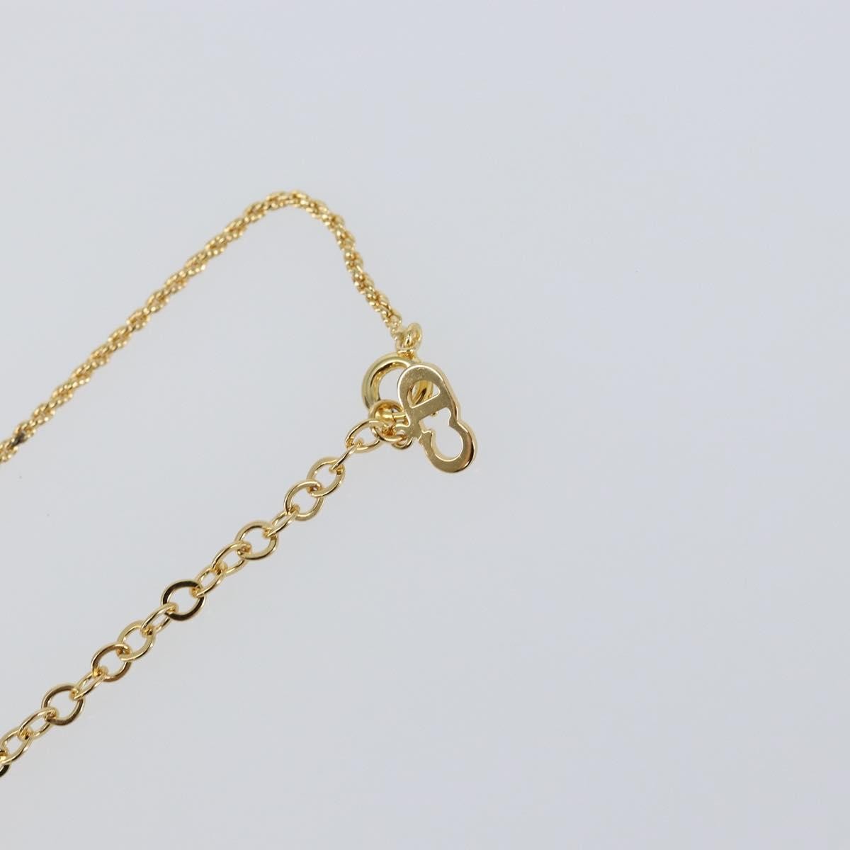 Christian Dior Cd Pendant Necklace Metal Gold Metal Jewelry (Pre-Owned)