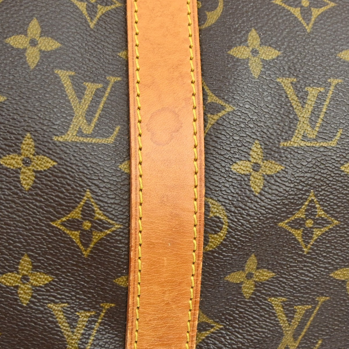 Louis Vuitton Keepall Bag Monogram Canvas Brown Canvas Travel Bag Bag (Pre-Owned)