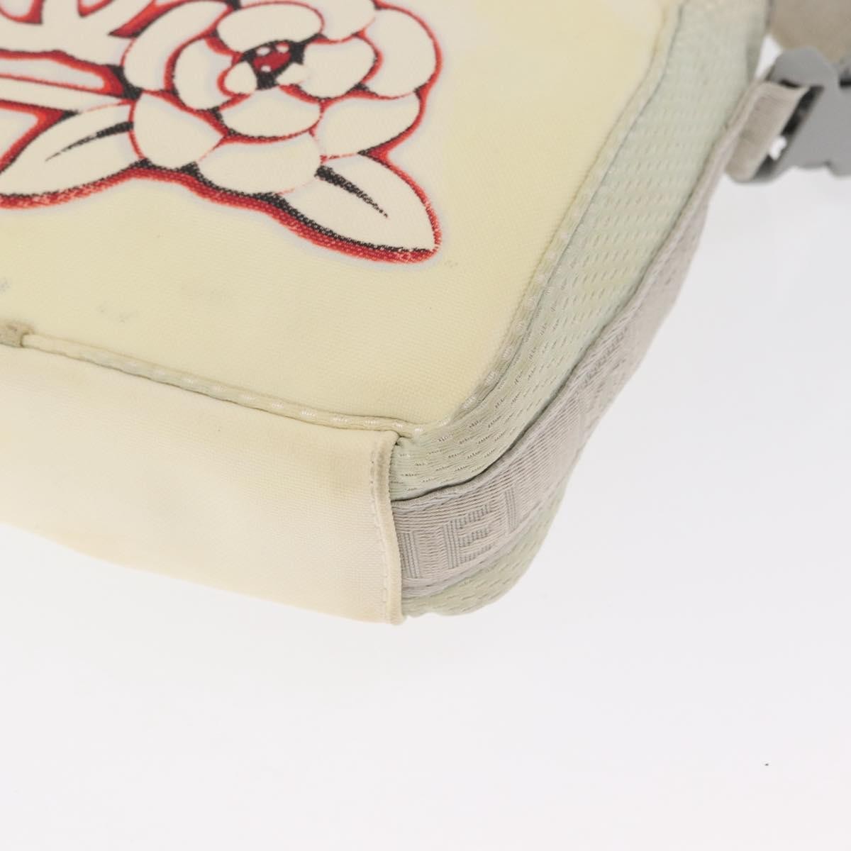 Chanel Sport Line Camera Crossbody Bag Nylon White Nylon Shoulder Bag Bag (Pre-Owned)
