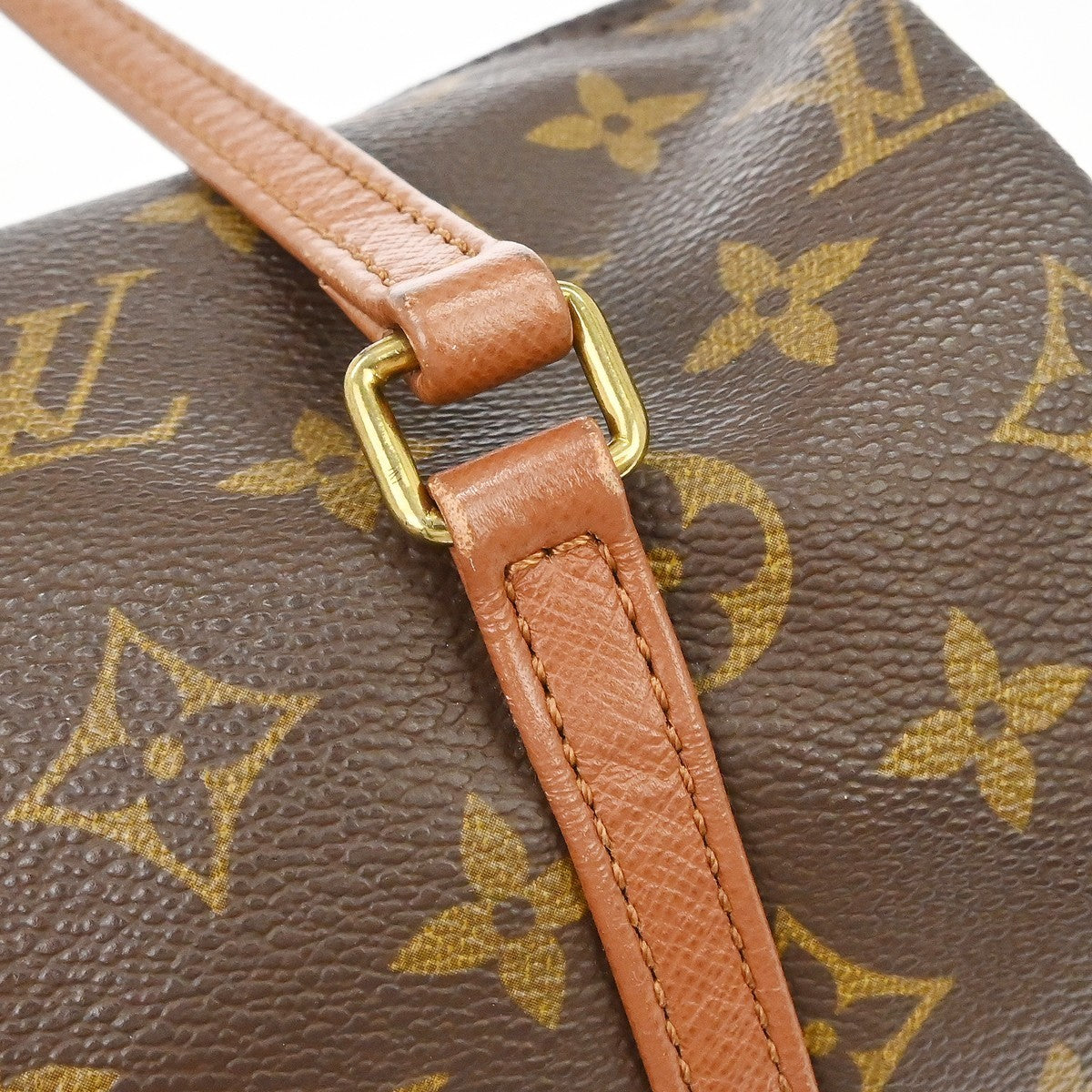 Louis Vuitton Papillon Handbag Monogram Canvas Brown Canvas Handbag (Pre-Owned)
