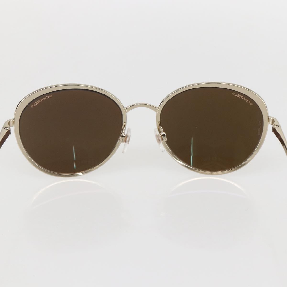 Chanel Logo Cc Sunglasses Metal Gold Metal Sunglasse Accessory (Pre-Owned)