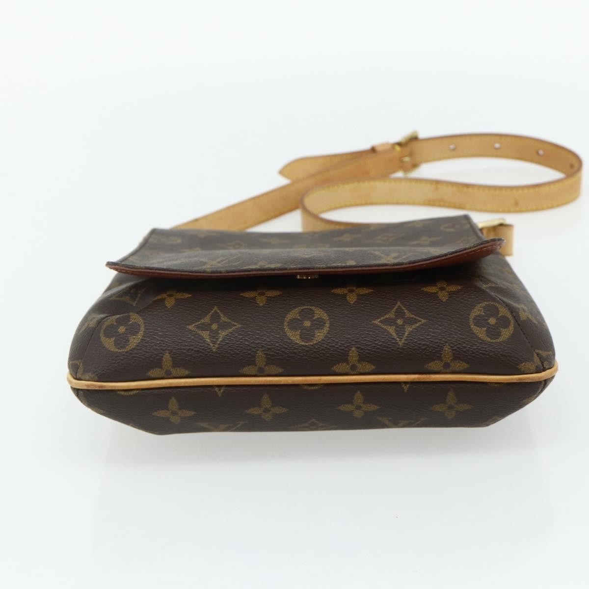 Louis Vuitton Musette Salsa Handbag Monogram Canvas Brown Canvas Shoulder Bag Bag (Pre-Owned)