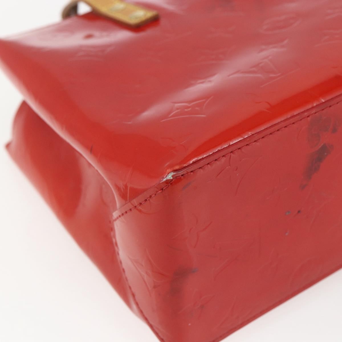 Louis Vuitton Reade Handbag Monogram Vernis Red Patent_Leather Handbag (Pre-Owned)