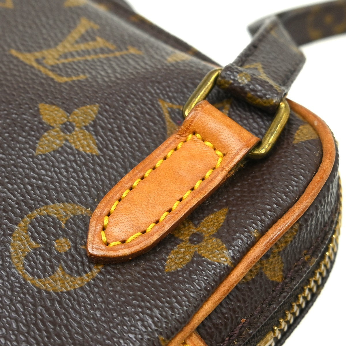 Louis Vuitton Pochette Marly Bandouliere Bag Monogram Canvas Brown Canvas Shoulder Bag Bag (Pre-Owned)
