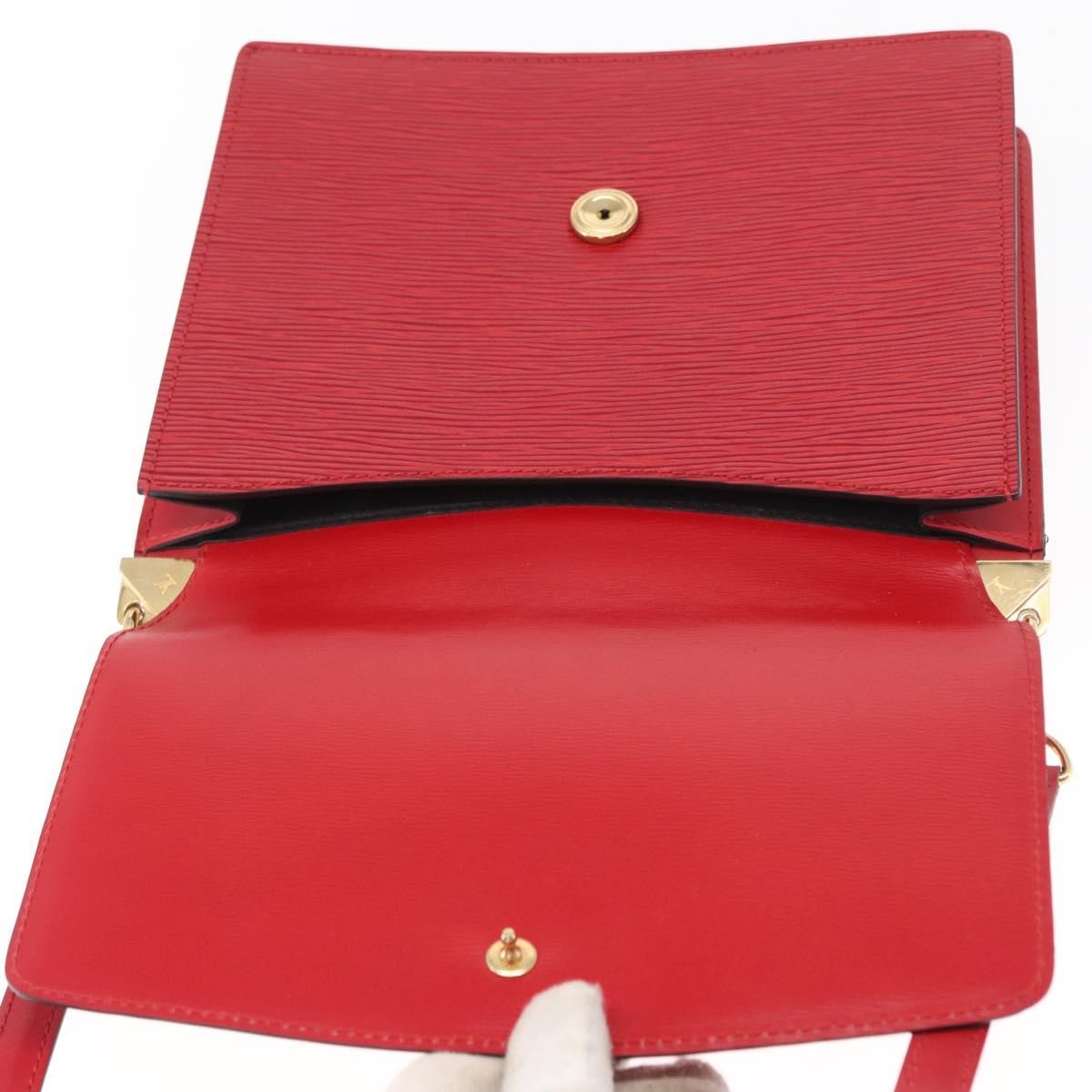 Louis Vuitton Grenelle Shoulder Bag Epi Leather Red Leather Shoulder Bag Bag (Pre-Owned)