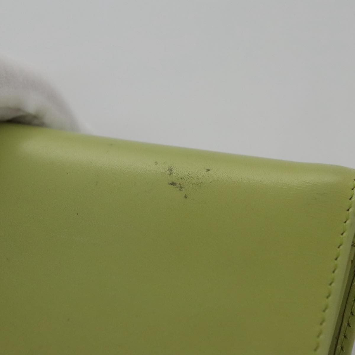 Prada Wallet Green Leather Wallets Accessory (Pre-Owned)
