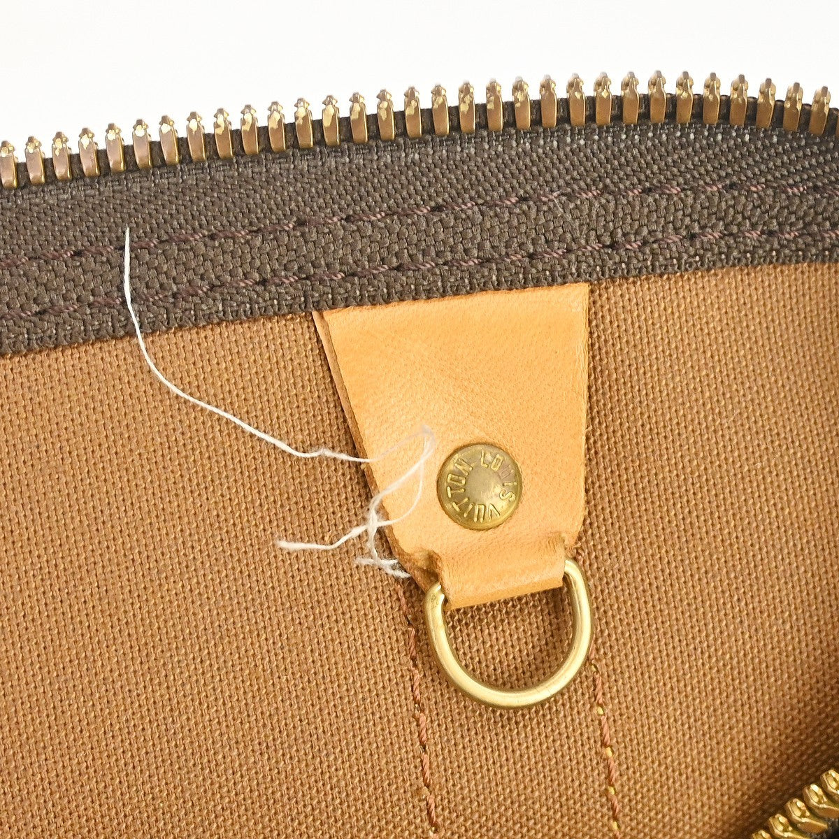 Louis Vuitton Keepall Bag Monogram Canvas Brown Canvas Travel Bag Bag (Pre-Owned)