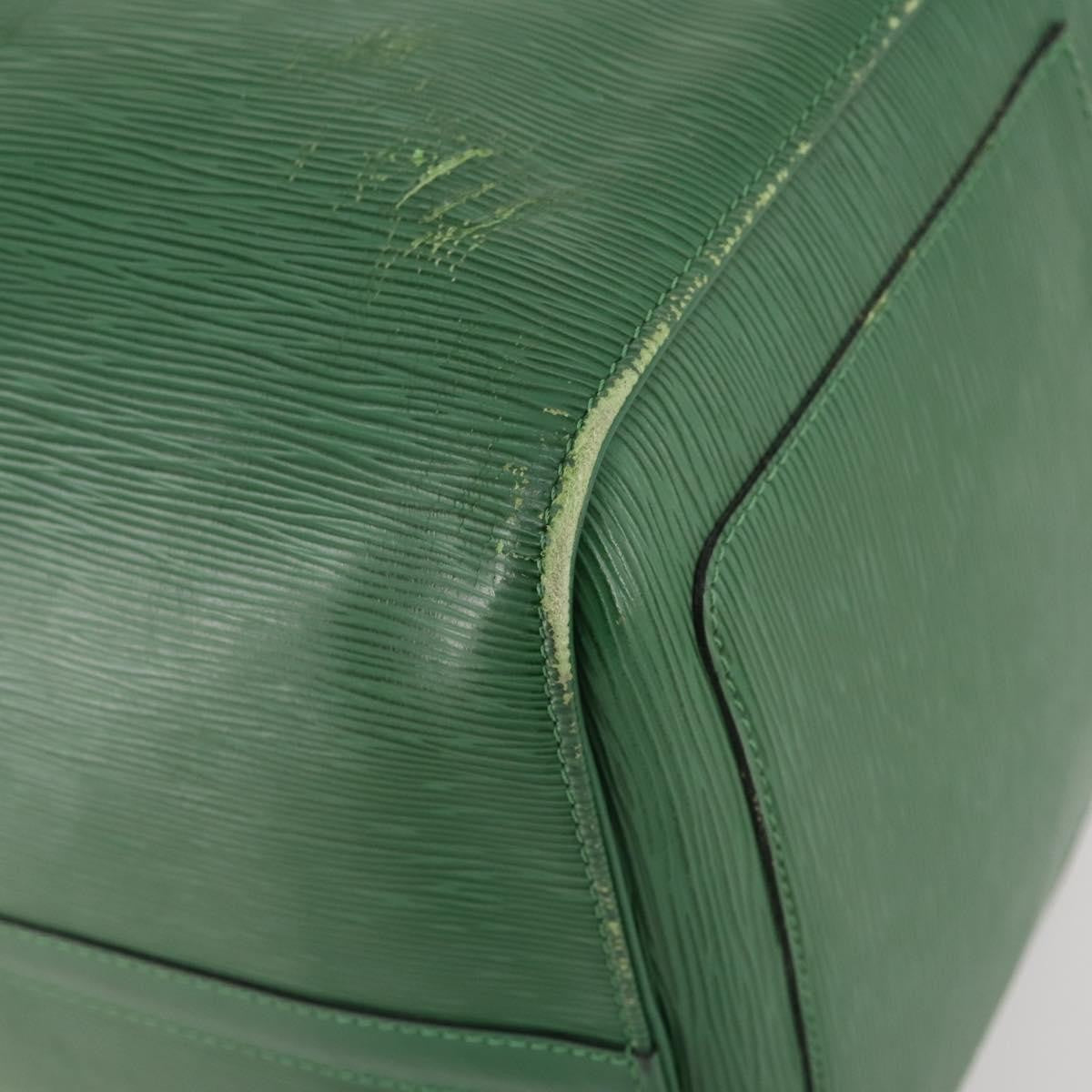Louis Vuitton Keepall Bag Epi Leather Green Leather Travel Bag Bag (Pre-Owned)