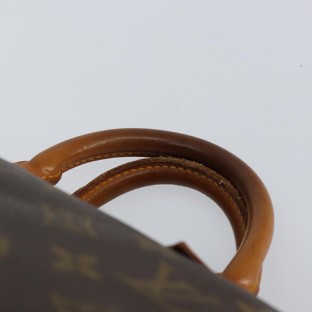 Louis Vuitton Speedy Handbag Monogram Canvas Brown Canvas Handbag (Pre-Owned)