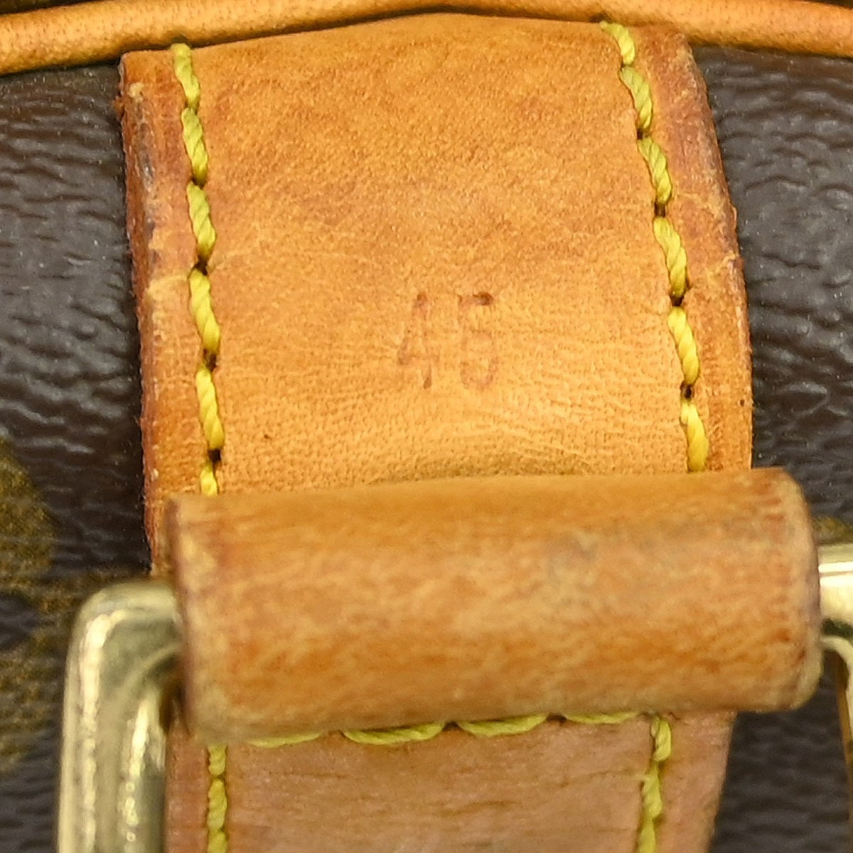 Louis Vuitton Keepall Bandouliere Bag Monogram Canvas Brown Canvas Travel Bag Bag (Pre-Owned)