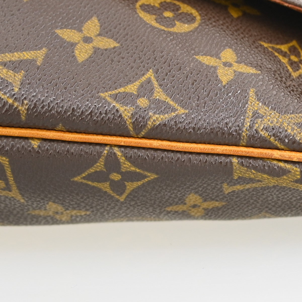 Louis Vuitton Musette Salsa Handbag Monogram Canvas Brown Canvas Shoulder Bag Bag (Pre-Owned)