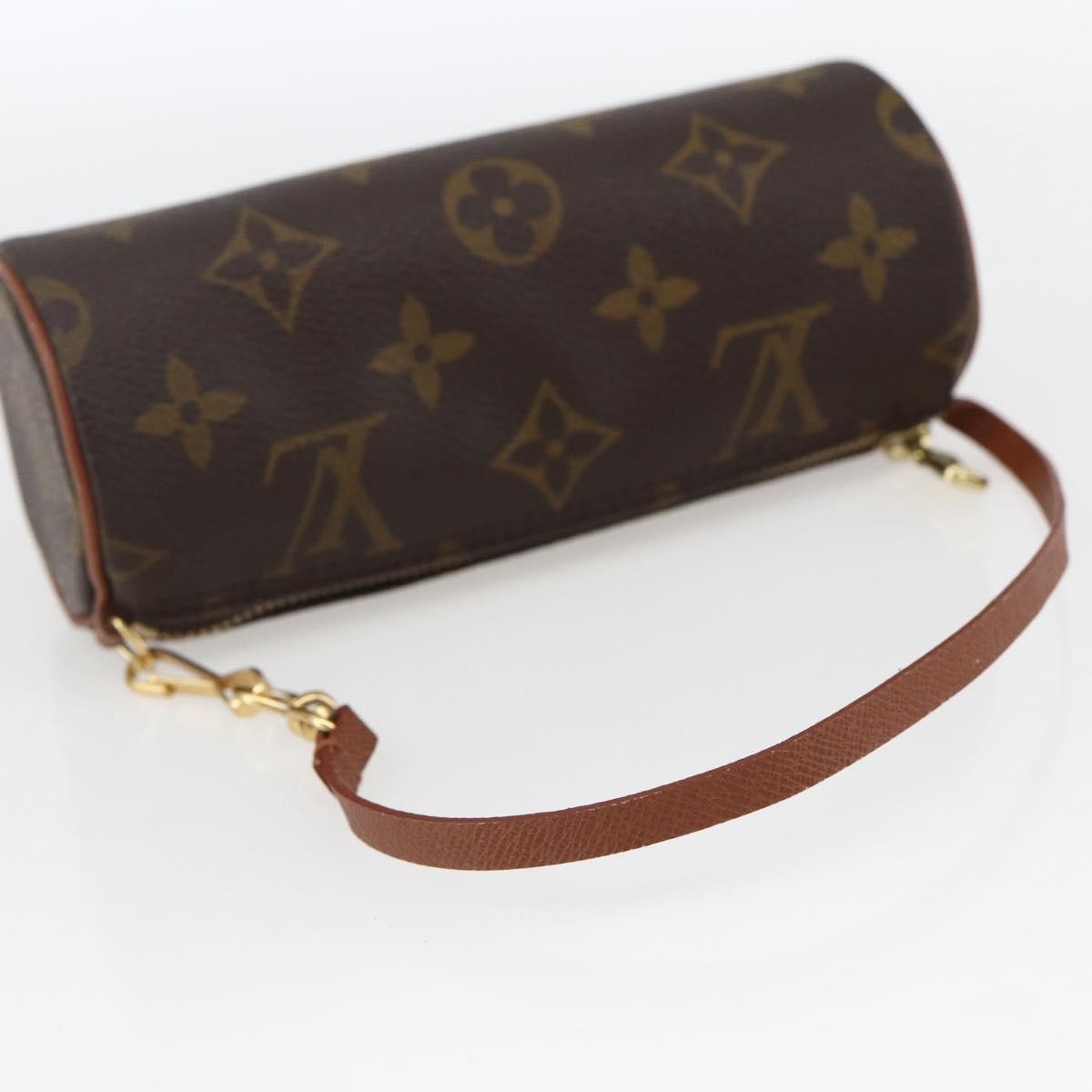 Louis Vuitton Papillon Pochette Monogram Canvas Brown Canvas Clutche & Pouche Bag (Pre-Owned)