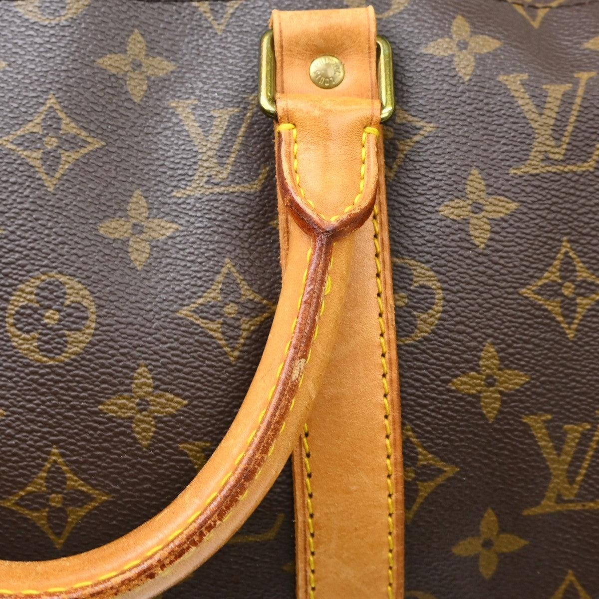 Louis Vuitton Keepall Bag Monogram Canvas Brown Canvas Travel Bag Bag (Pre-Owned)